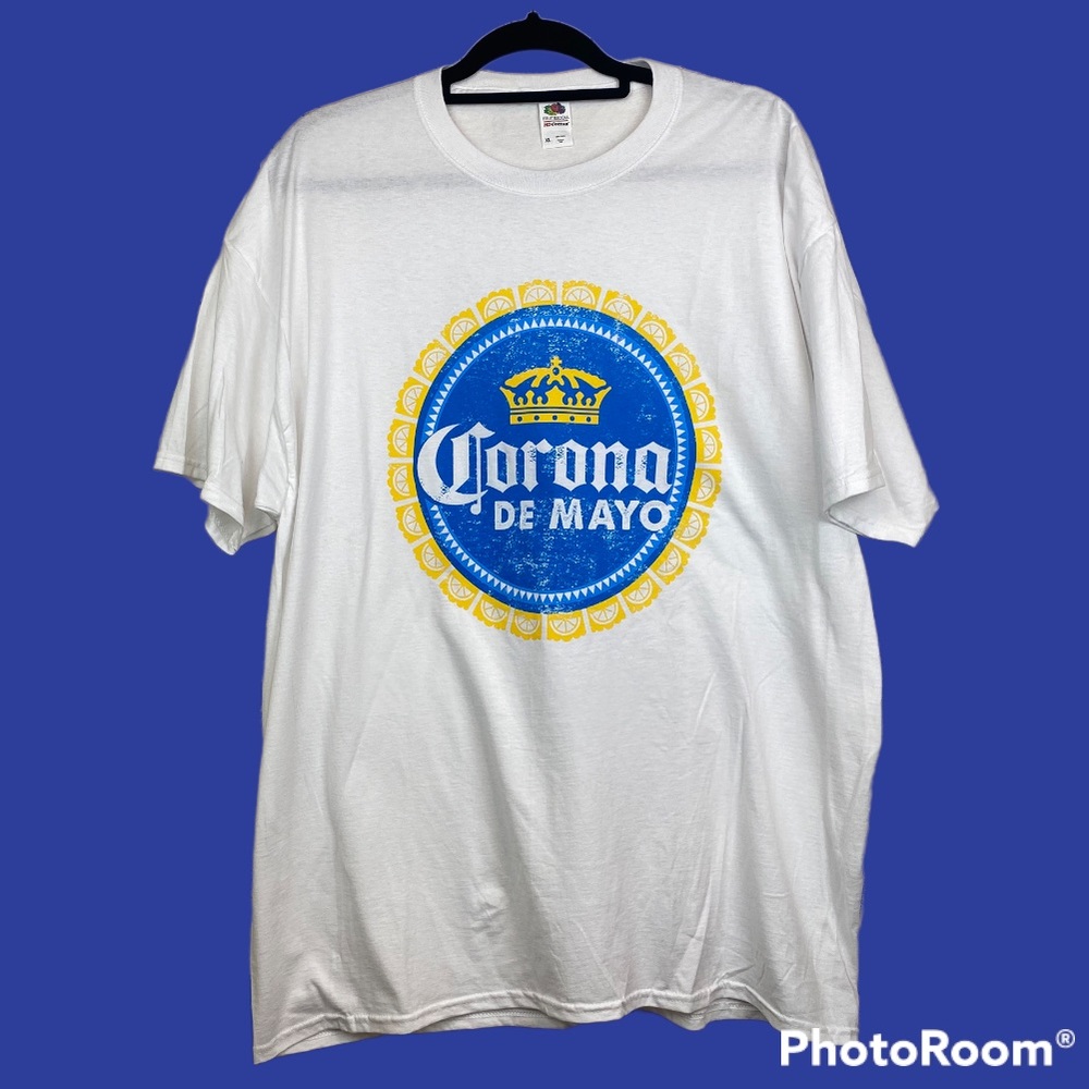 🌵 Corona Beer T Shirt White Size XL Multicolored
